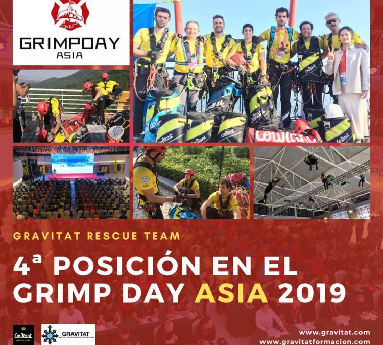 GRAVITAT RESCUE TEAM4ª POSICIÓN EN EL GRIMP DAY 2019