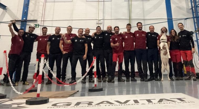 Alumnos curso IRATA nivel 3