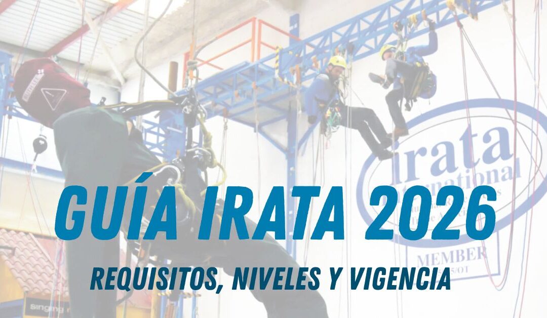 Guía IRATA 2026: requisitos, niveles y vigencia
