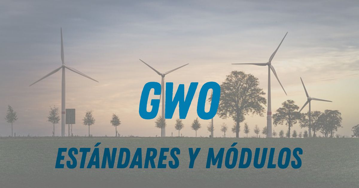 formación GWO: estándares, módulos y certificaciones