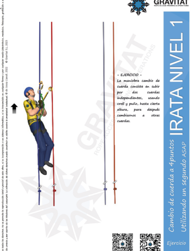 Maniobra cambio decuerda