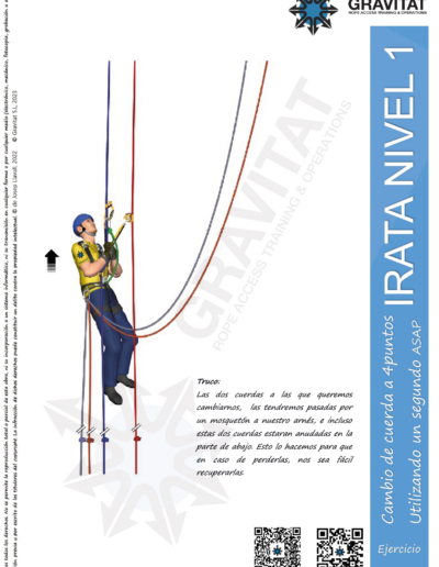 Maniobra cambio decuerda