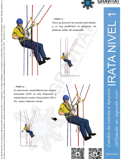 Maniobra cambio decuerda