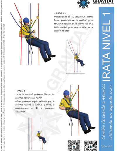 Maniobra cambio decuerda