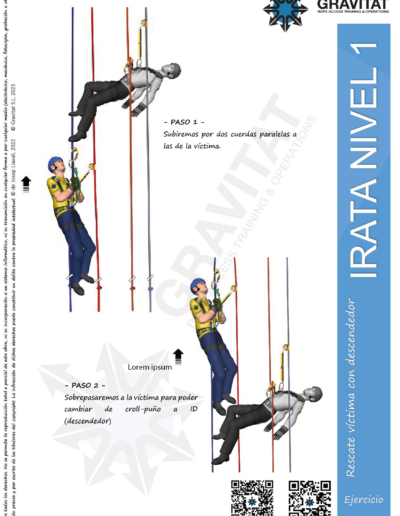 ¿Cómo rescatar a una víctima en descendedor?