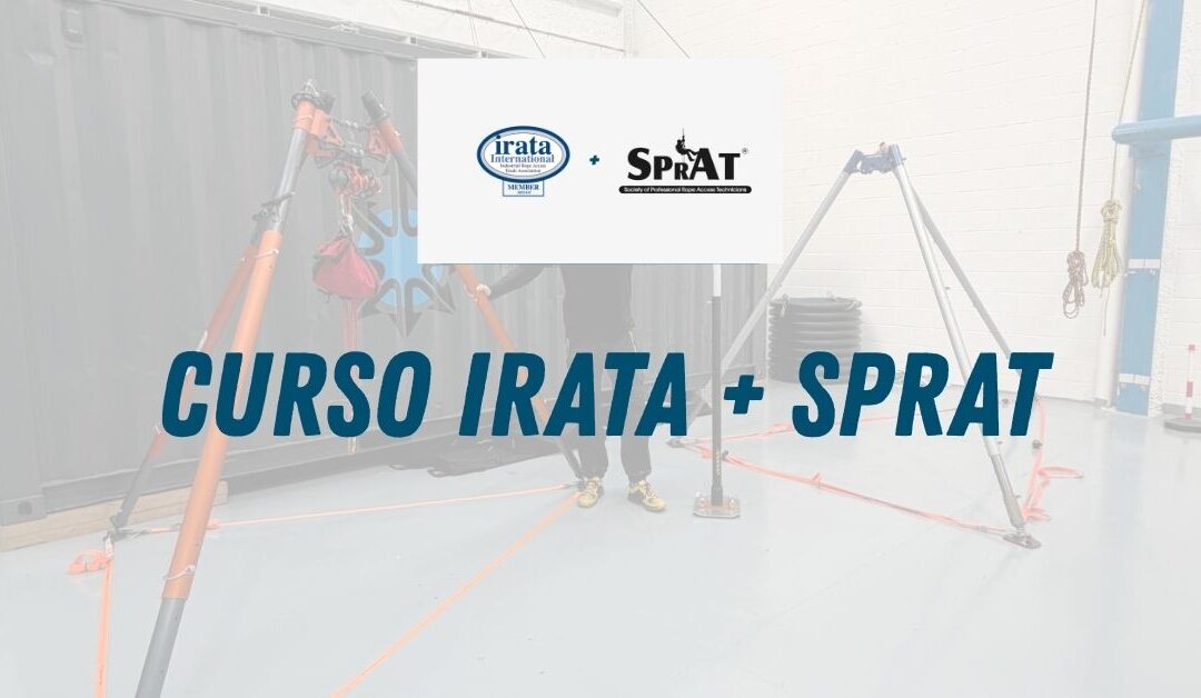 Pack de formaciones IRATA + SPRAT: doble certificación en trabajos verticales para abrirte todo el mercado