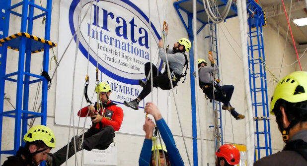 ¿Cuáles son los 3 niveles de los cursos de certificación Irata?