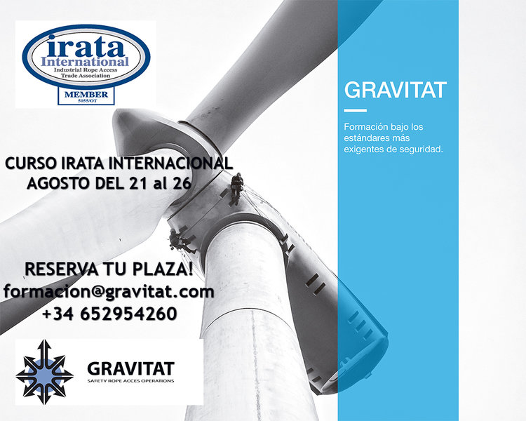 FORMACIÓN IRATA AGOSTO EN BARCELONA